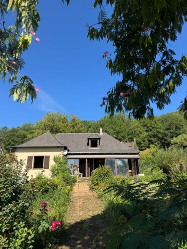 Large family home in Argentat, Dordogne—everything within walking distance, no car needed