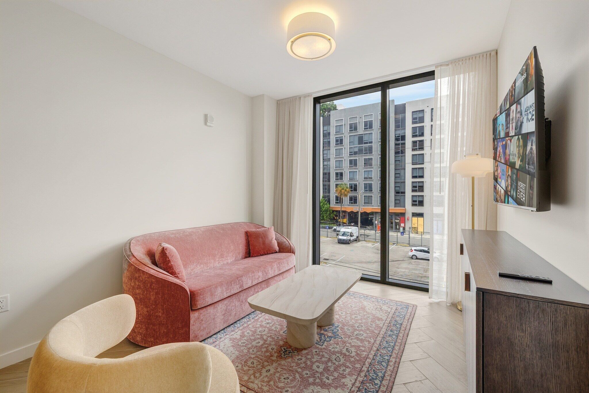Family Apartment, Balcony, City View | Living area