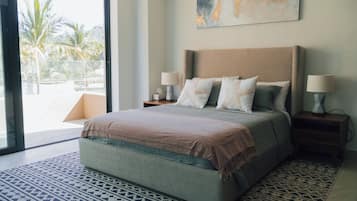 Comfort-lejlighed - balkon - udsigt til have