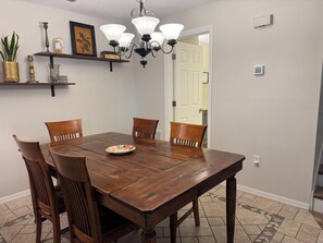 Dining - 2 Bedroom Titusville townhome - your Space Coast Home Base for 30+ Day Stays (Titusville)