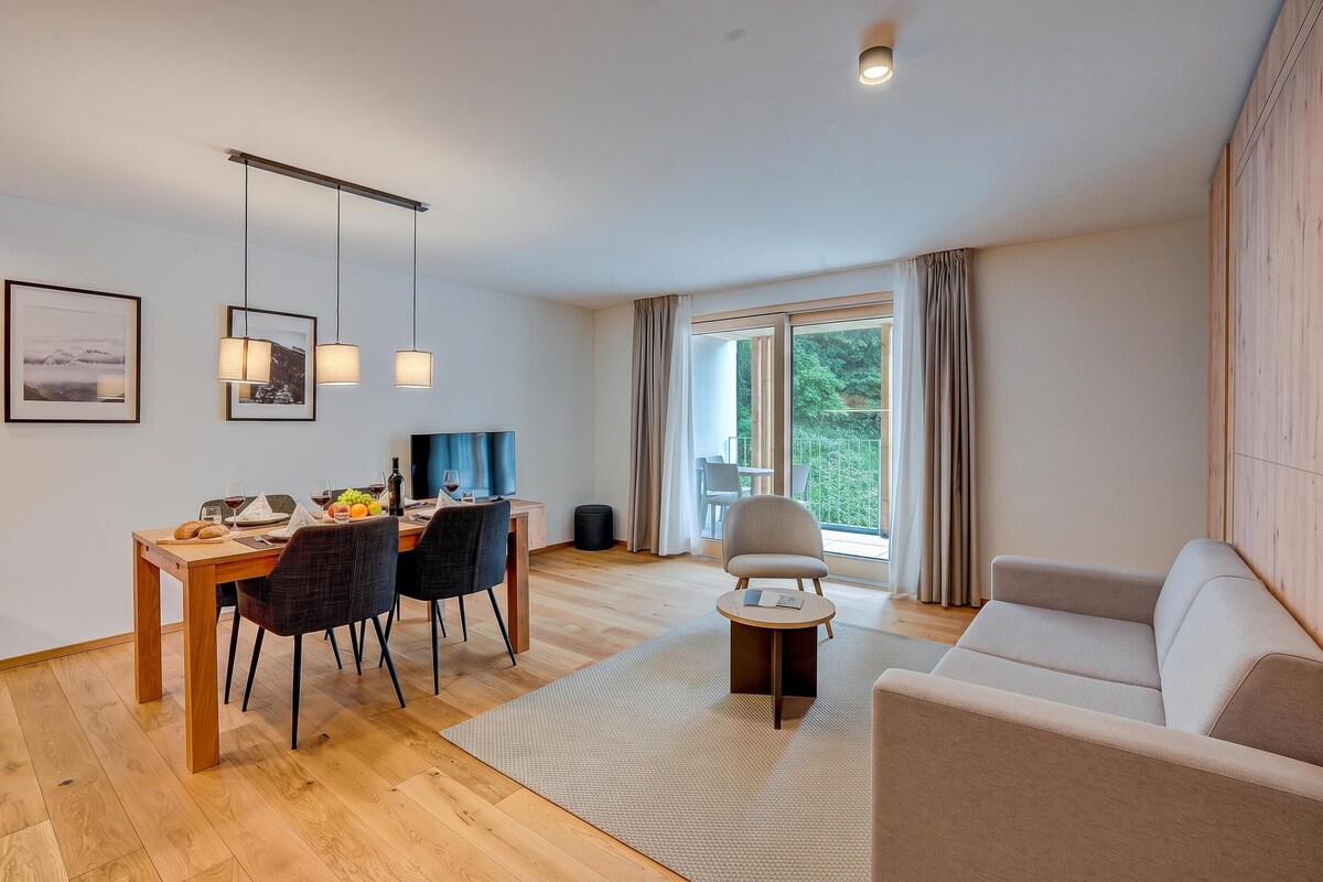 Appartamento Standard, 1 camera da letto, balcone (Residenza Castanea 306 Modern Alpine) | Area soggiorno
