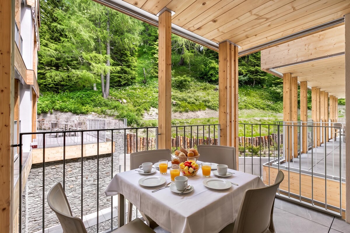Appartamento Standard, 1 camera da letto (Residenza Castanea 107 Modern Alpine) | Ristorazione all'aperto