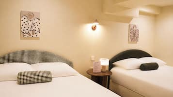 Family Twin Room, No Windows | WiFi (free), bed sheets