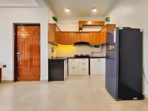 Villa, 2 Bedrooms, Balcony | Private kitchen - Tranquill Riverside Luxury Cottages (Candolim)