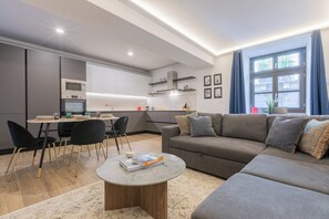 Appartement, 1 chambre | Coin séjour