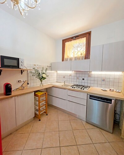 An apartment in the heart of the village where you can enjoy your family vacation.
