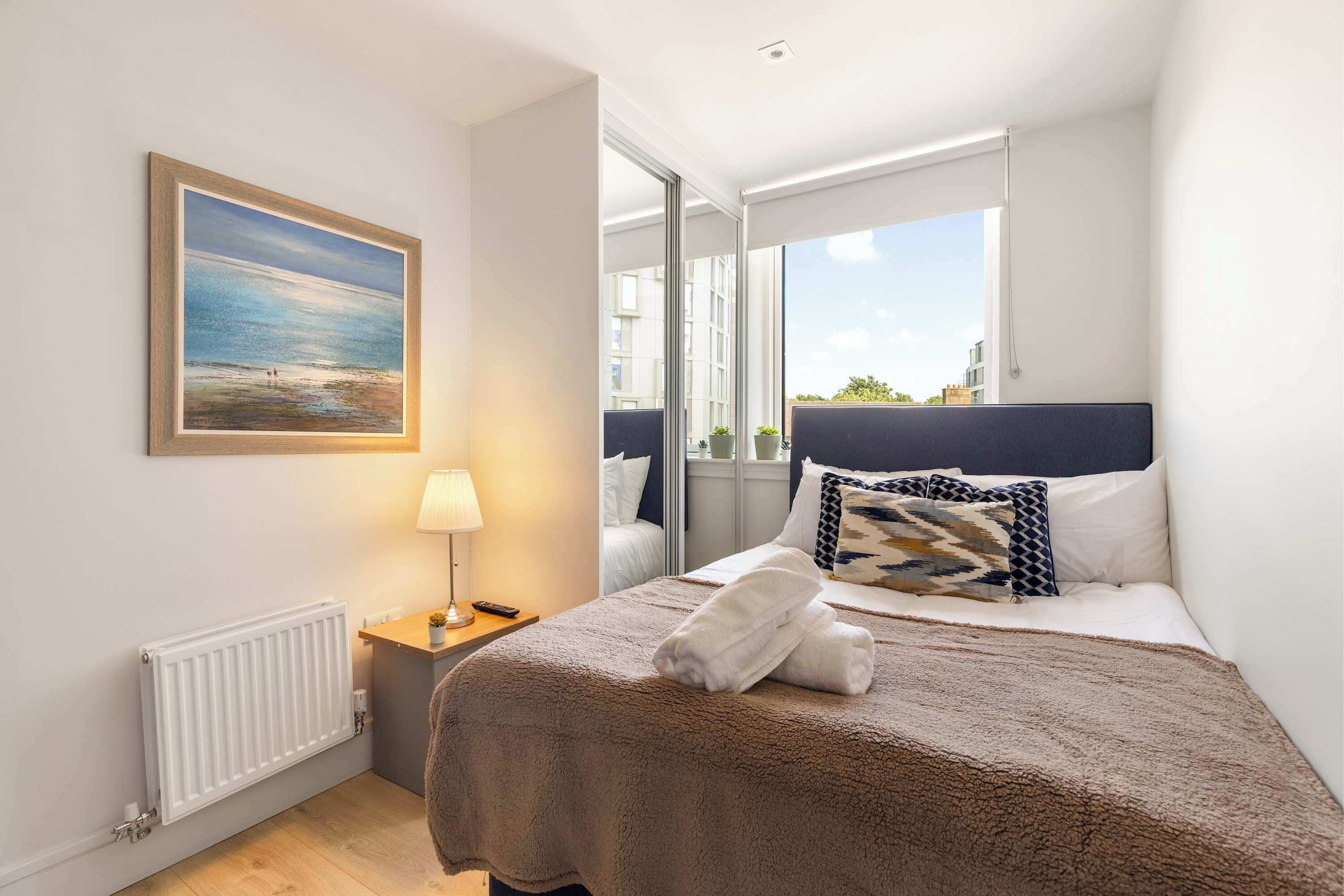 Desk, iron/ironing board, WiFi (free), bed sheets