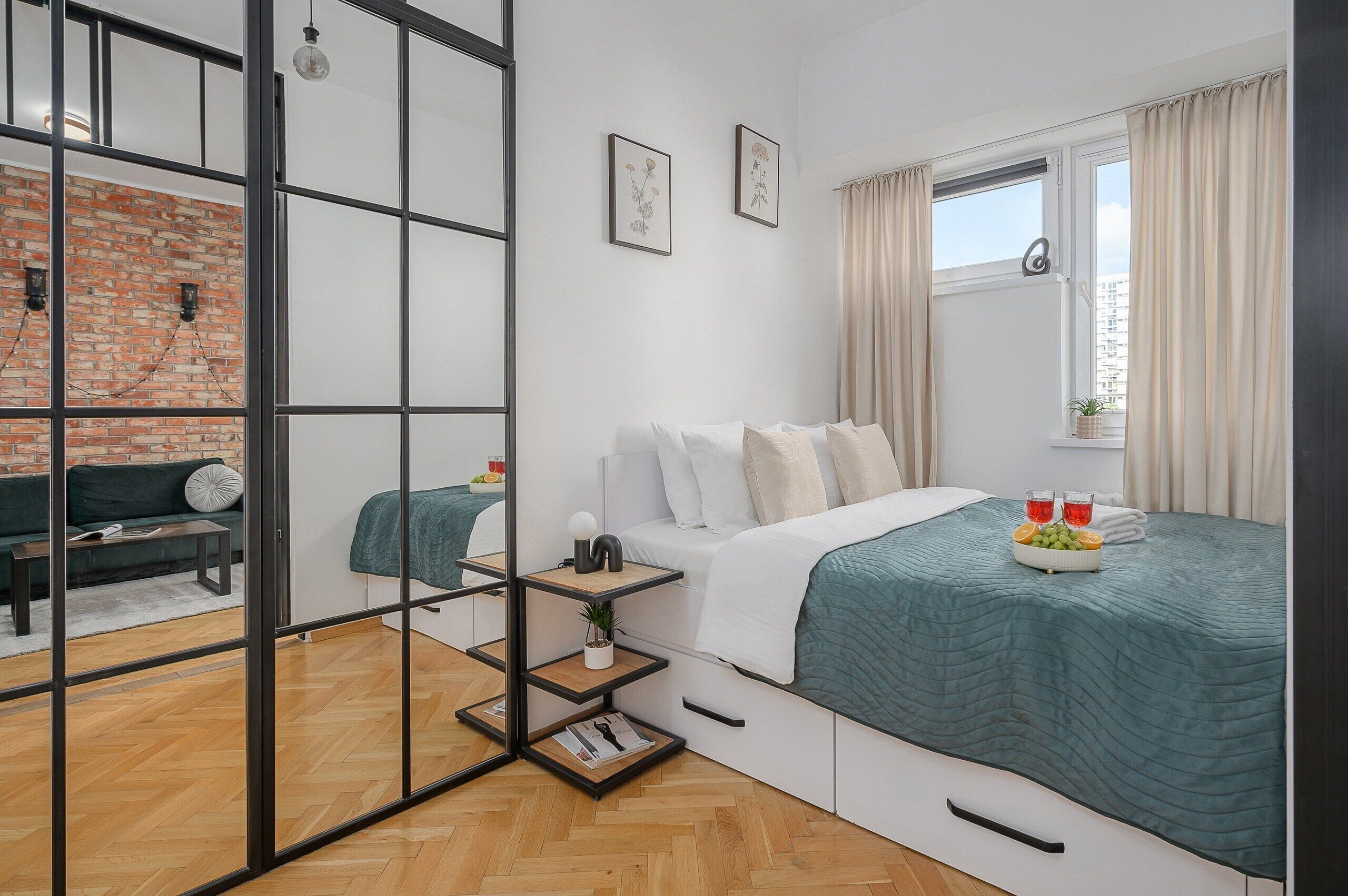 Comfort Apartment, City View | Premium bedding, blackout curtains, soundproofing, iron/ironing board