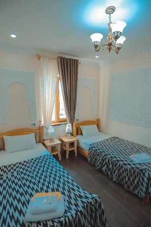 Twin Room, City View | Soundproofing, iron/ironing board, WiFi (free) - Yasmin Hotel (Bukhara)