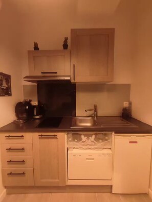 Coffee/tea maker, fridge, microwave, stovetop - Vrbo Property (Meaux)