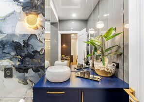Apartment, Courtyard View | Bathroom - HB apartments Nutsubidze III (Tbilisi)