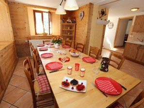 Dining - South-facing chalet - 10 guests (Valloire)