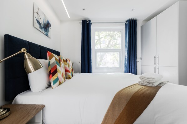 Comfort appartement | Verduisterende gordijnen, een strijkplank/strijkijzer, gratis wifi