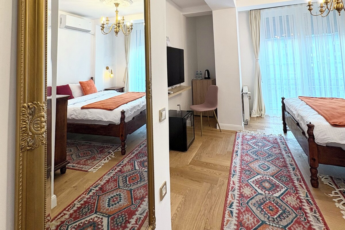 Habitación clásica doble, vistas al jardín | Ropa de cama de alta calidad, wifi gratis, ropa de cama