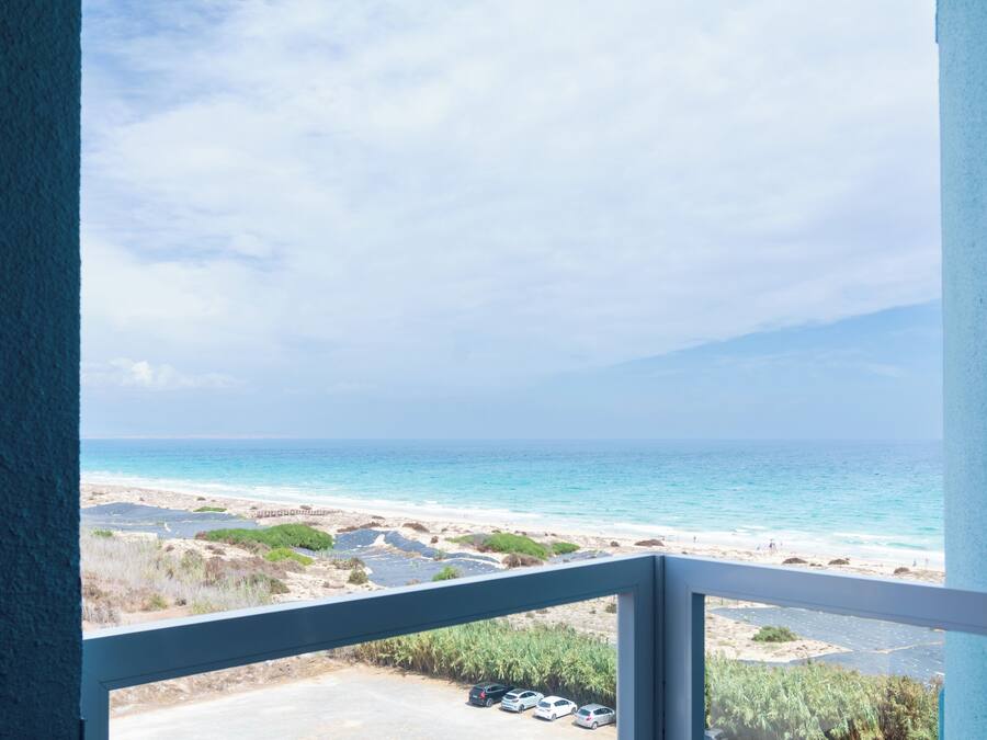 Vista a la playa o el mar