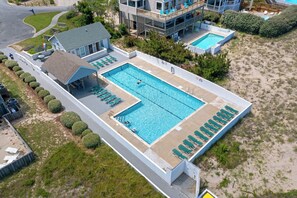 The Villages at Ocean Hill | Oceanfront Complex - Community Pool - Village at Ocean Hill 26: Pool | Nearby Beach (Corolla)