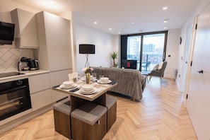 Interior - 1 Bed Apartment, with a balcony city & canal view in Manchester City Centre! By Kammili Properties (Manchester)