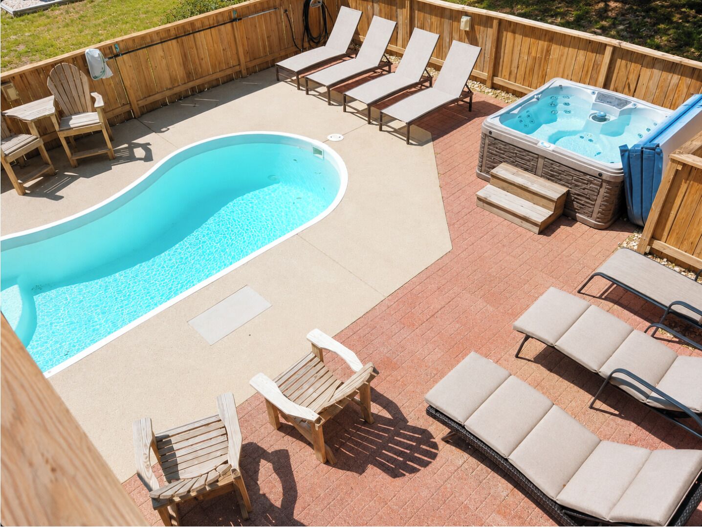 Your private seasonal pool is ready for laid-back afternoons when the family wants to stay close to home.