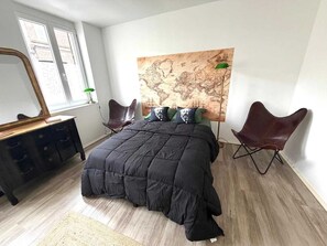 1 habitación, cuna de viaje, wifi gratis y ropa de cama 