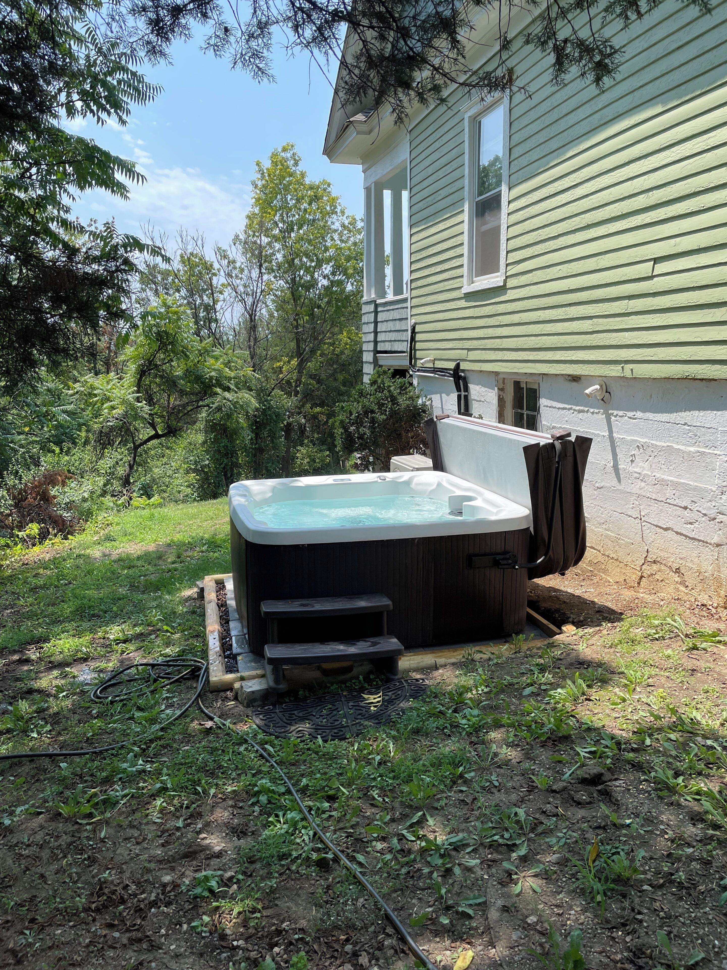 Bain à remous extérieur