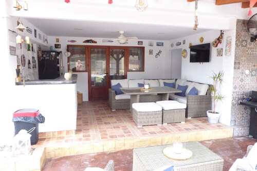 villa with private pool & bar area. Terraces, and a unique chill-out bar area.