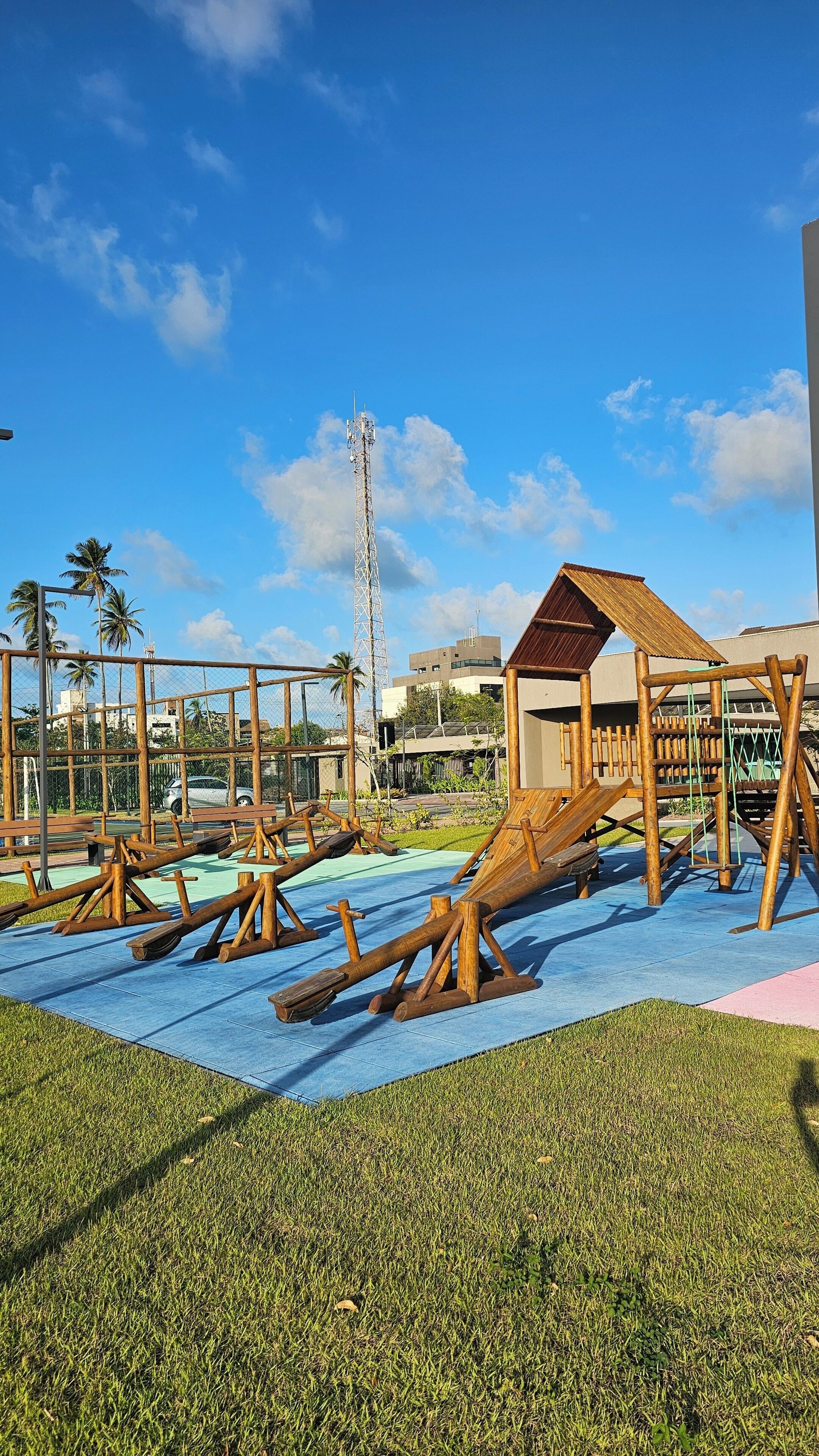 Área de juegos infantiles al aire libre