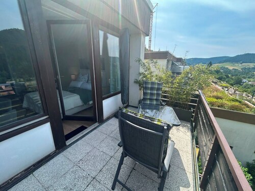 Baiersbronner Rosenberg – Balcony with a Panoramic View – Mein Schwarzwaldhäusle GmbH