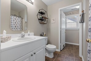 Hair dryer, towels, soap, toilet paper - Charming & Quiet House 3BD  in the heart of Greenville, SC (Greer)