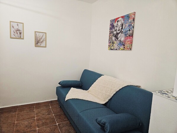Living area - A charming apartment right in the heart of Palermo, equipped with all the amenities. (Palermo)