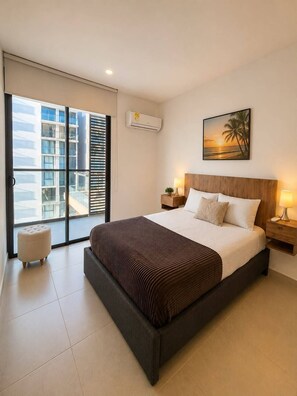 Internet, bed sheets - Cozy 1-bedroom apartment with AC in peaceful Santa Marta (Santa Marta)