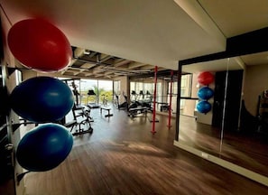 Fitness facility - Cozy 1-bedroom apartment with AC in peaceful Santa Marta (Santa Marta)