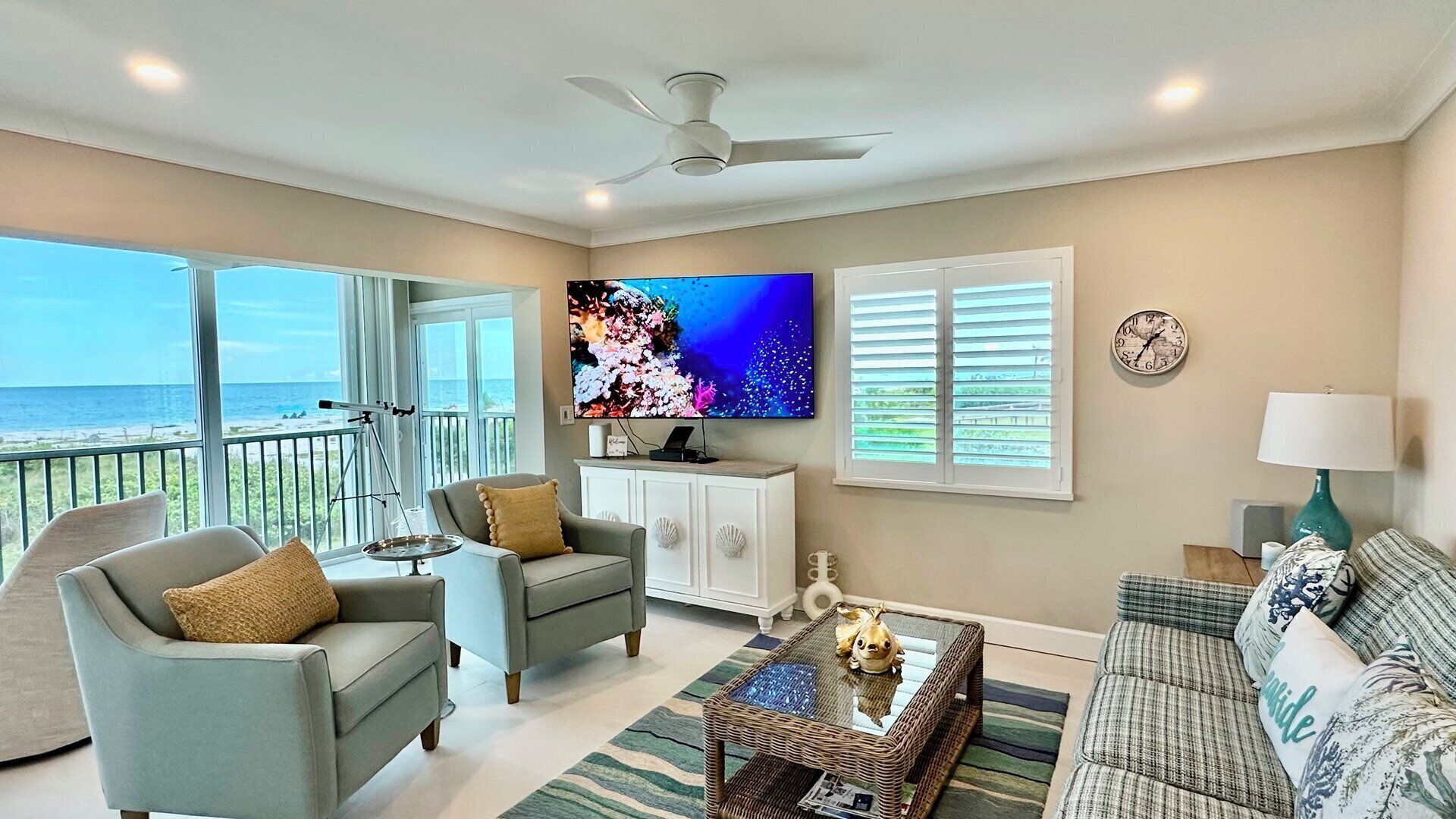 Smart TV, books, offices