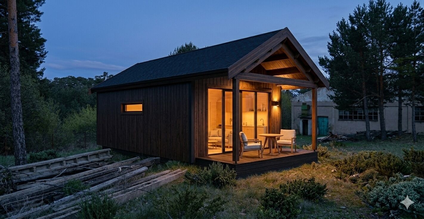 Deluxe Cabin, 1 King Bed, Kitchen, Mountain View | Exterior