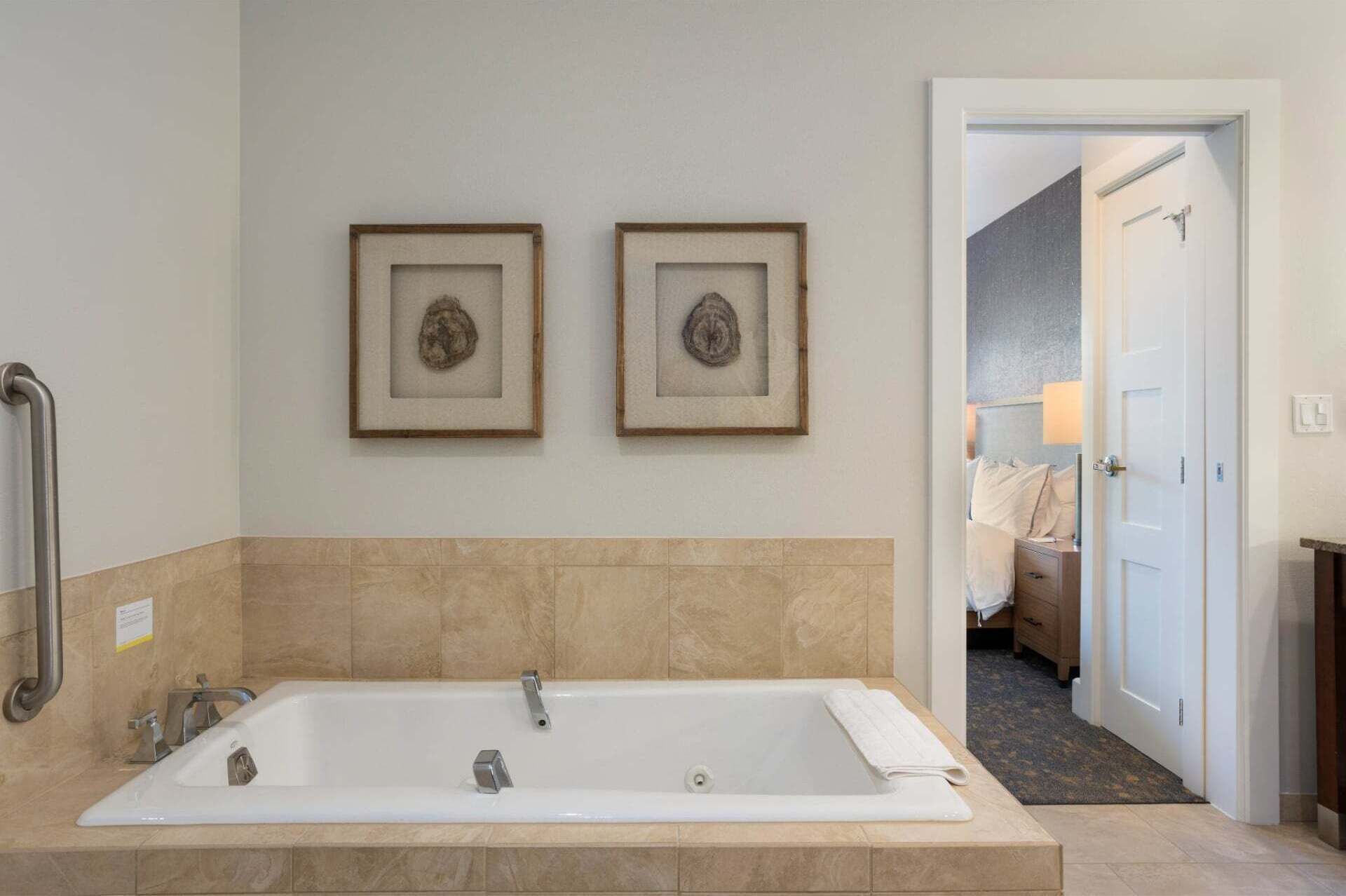 Example of the primary bathroom suite