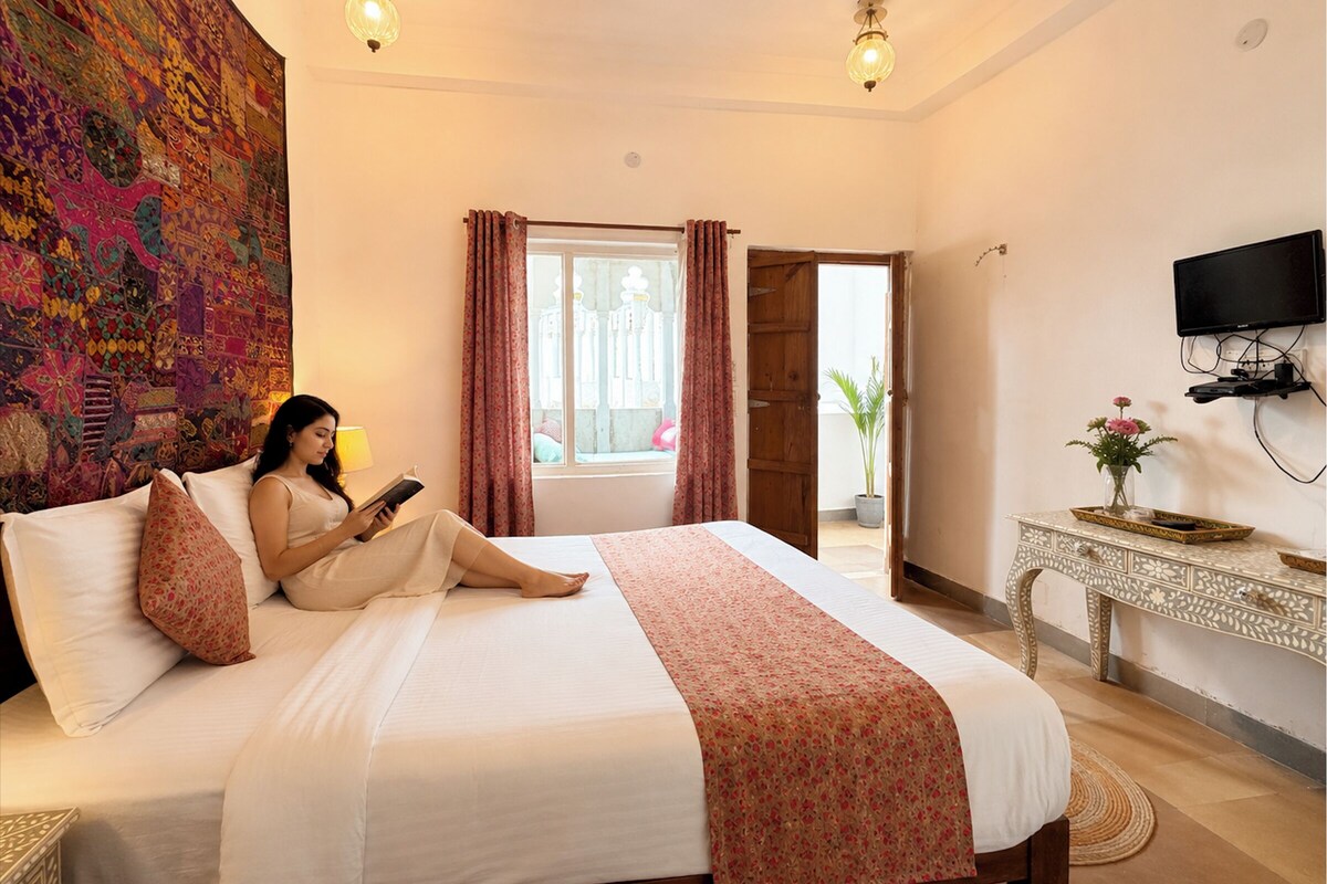 Deluxe Double Room, Pool View | WiFi (free)