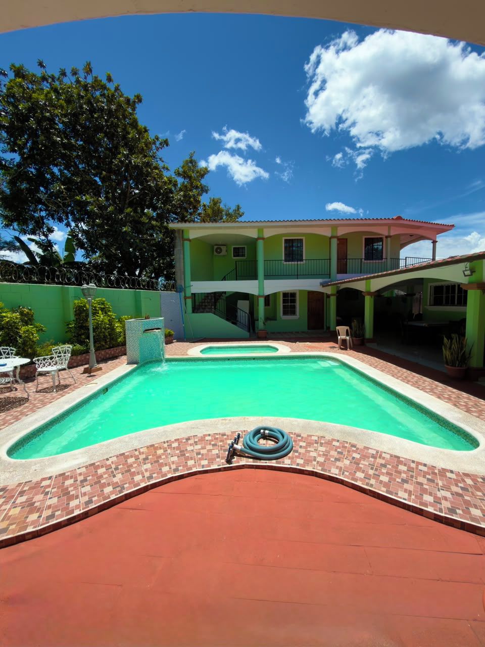 2 outdoor pools, pool umbrellas, sun loungers
