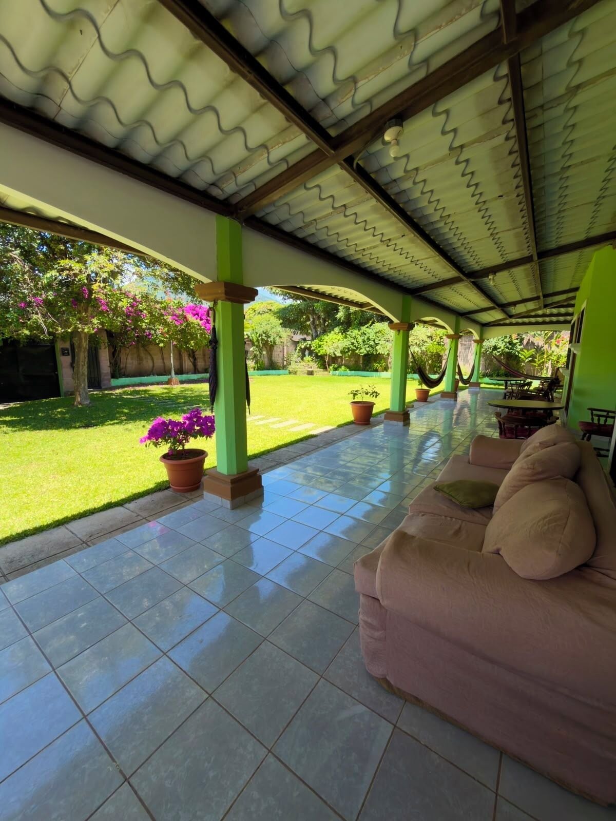 Basic Double Room, Patio, Bay View | Terrace/patio