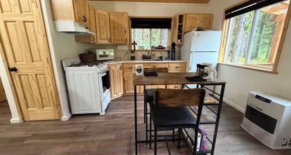 Happy Place Cabin, a soothing 1-bedroom cabin perfect for a relaxing getaway