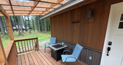 Happy Place Cabin, a soothing 1-bedroom cabin perfect for a relaxing getaway