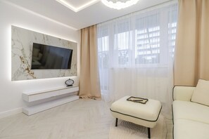 Living area - Piastów Homely Apartment (Katowice)