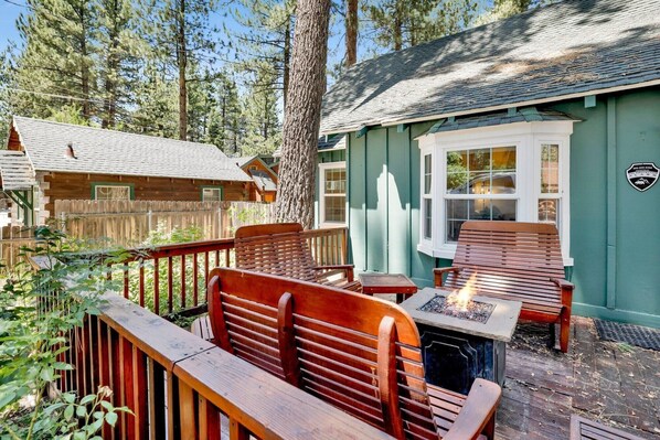 Terrace/patio - Twin Pines Lodge #2458 (Big Bear Lake)