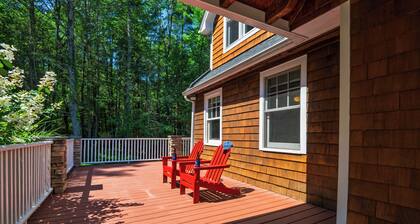 Timber-Frame Retreat + Chef's Kitchen + Game Room | 3.5 Acres | Bow & Beam