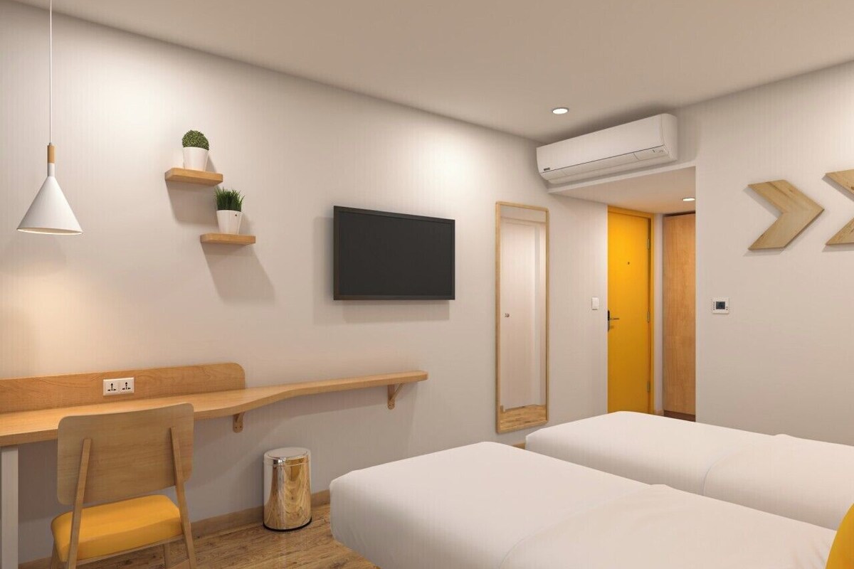 In-room safe, desk, laptop workspace, iron/ironing board