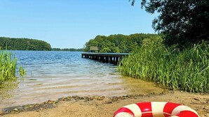 Beach - Wooden house with field views near Dümmer Lake (Dümmer)