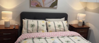 JT Homes is a private one-bedroom space set up for a comfortable and easy stay.
