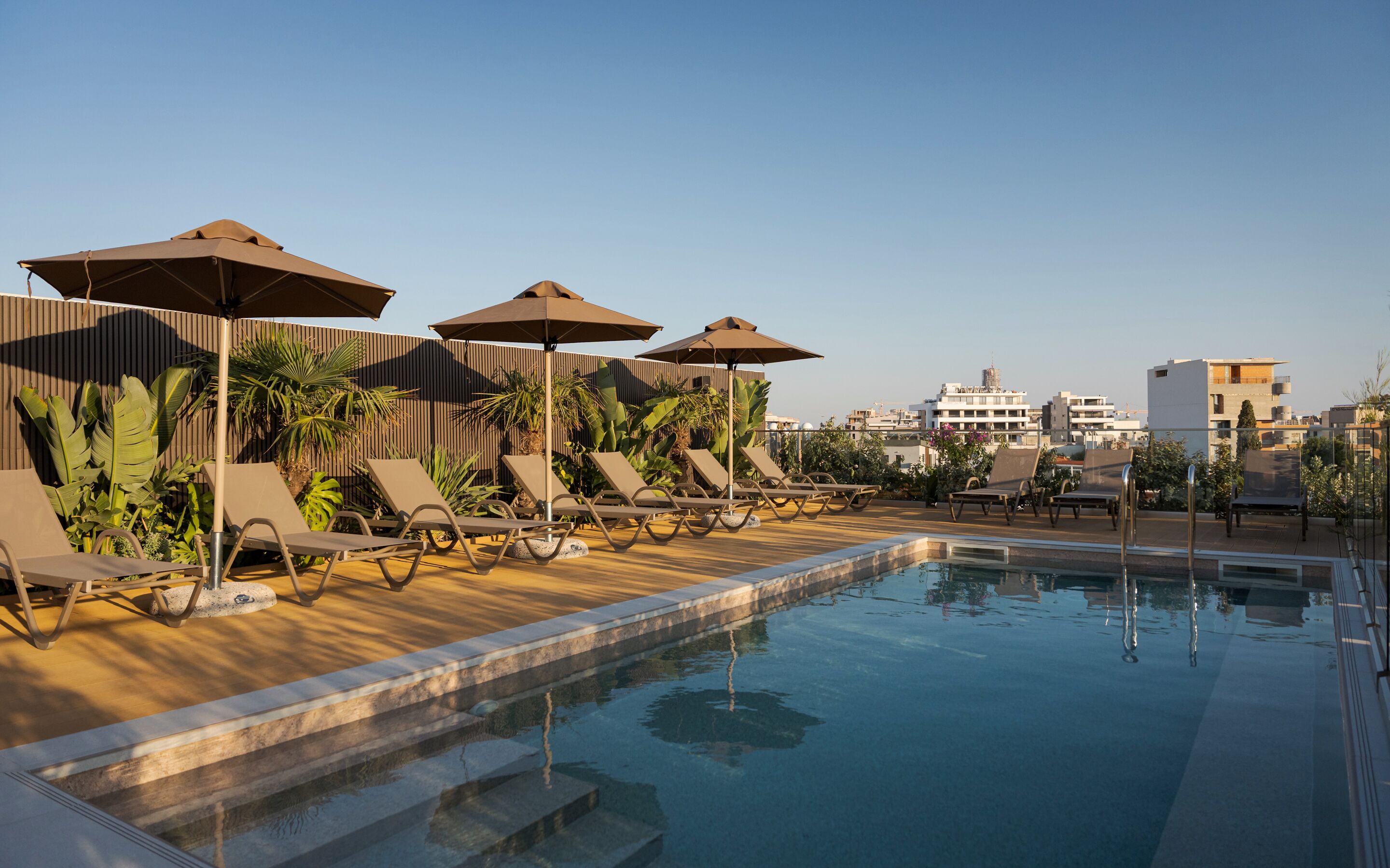 Rooftop pool