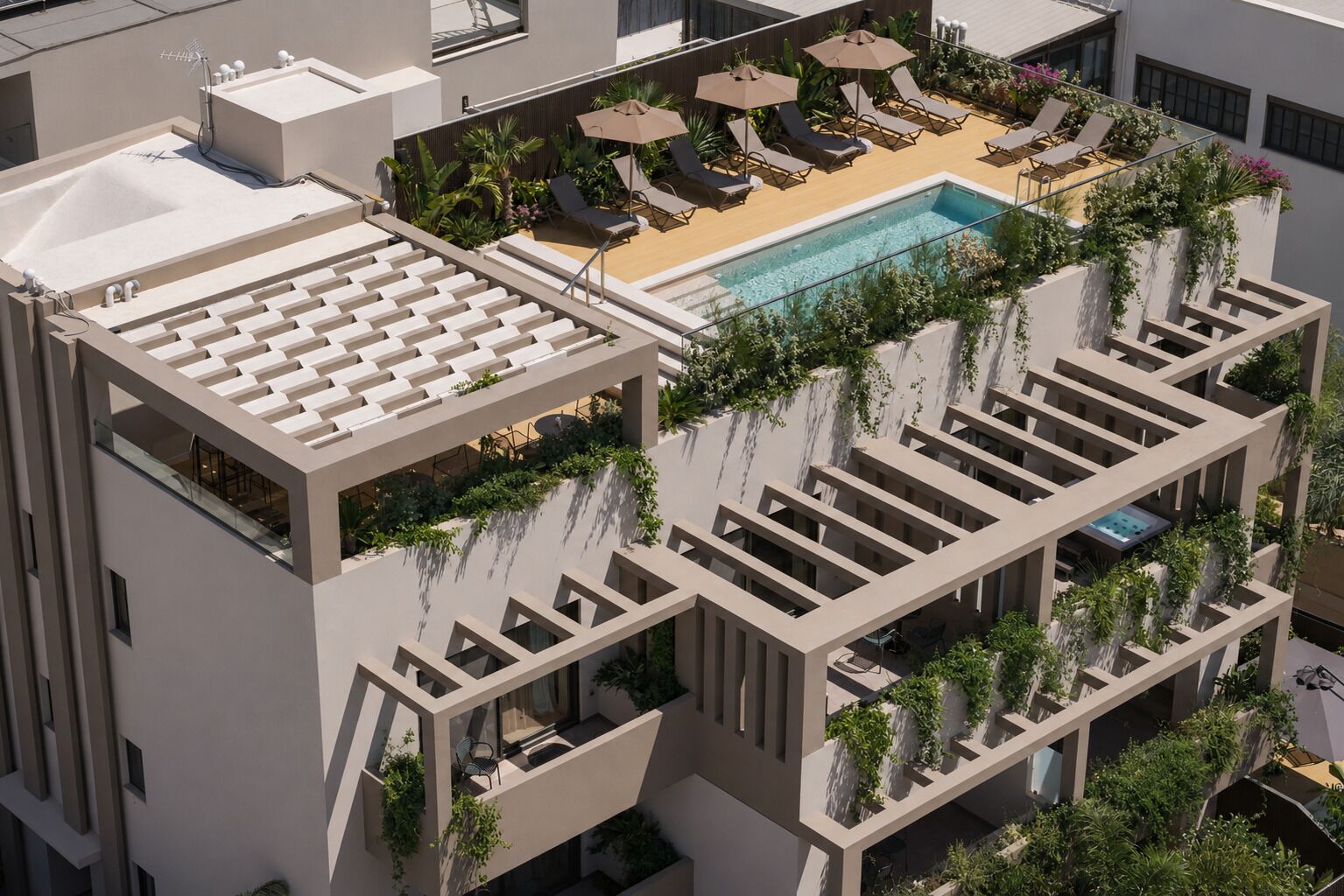 Rooftop terrace