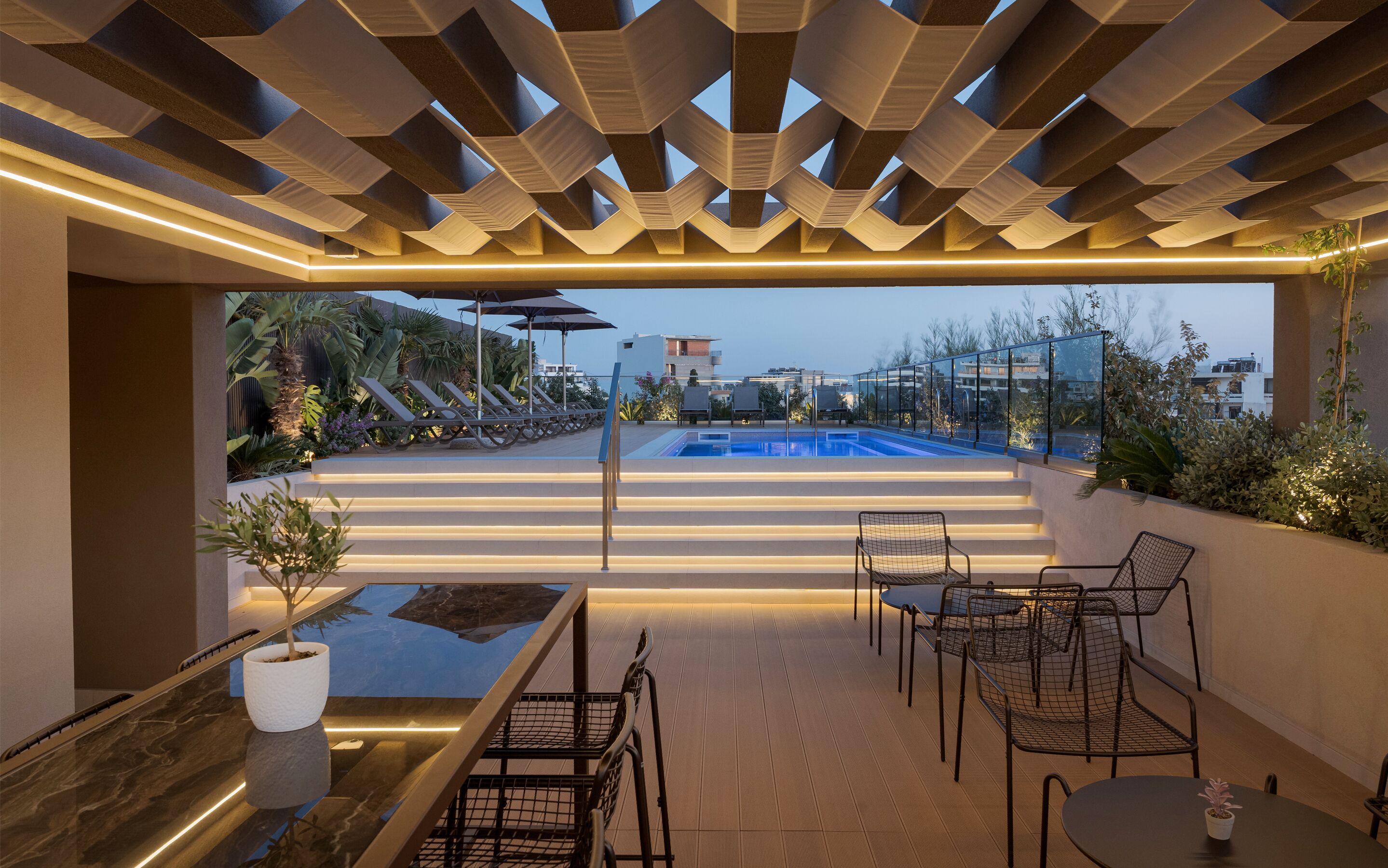 Rooftop terrace