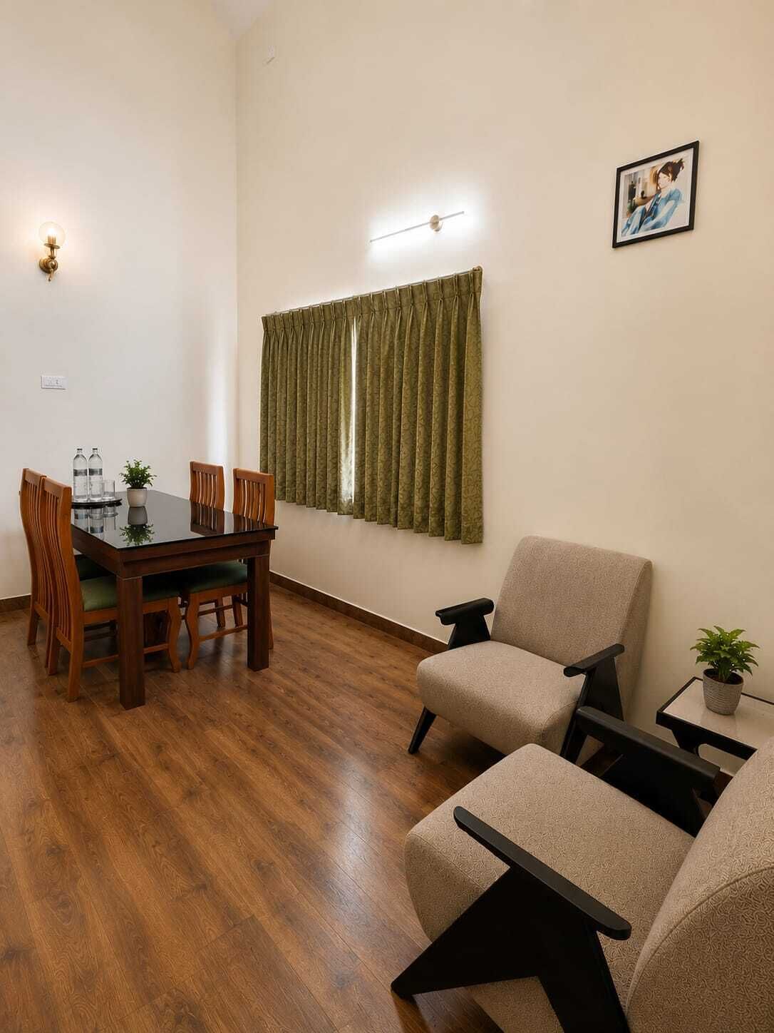 Family Twin Room, Balcony, Valley View | Dining