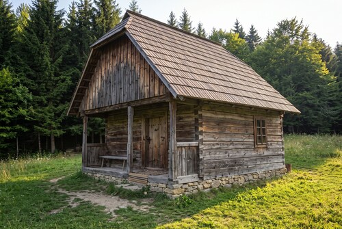 Rustic Wooden Cabin Retreat in Sighișoara